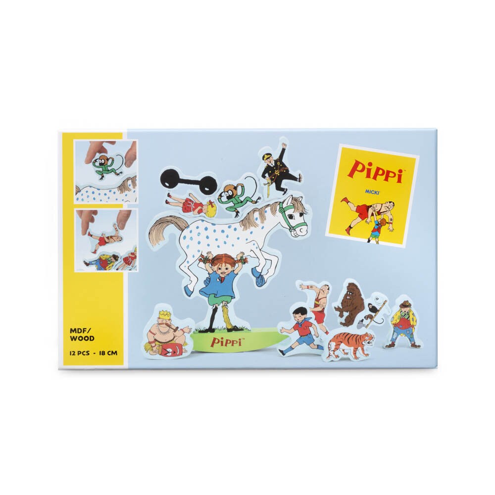 Pippi Langstrømpe - Balanseleke 12 deler
