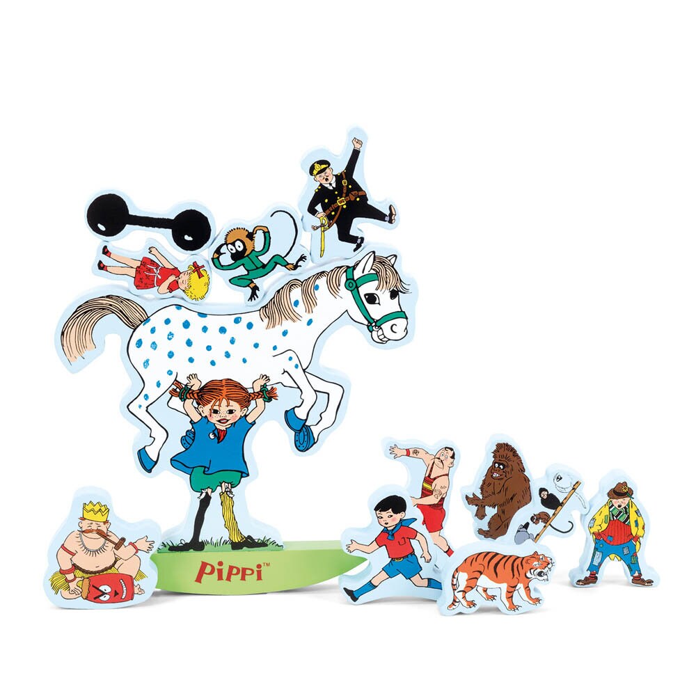 Pippi Langstrømpe - Balanseleke 12 deler