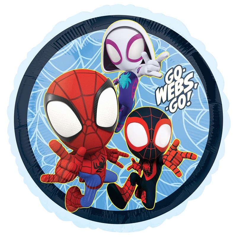 Spidey And His Amazing Friends - Folieballong 45 cm