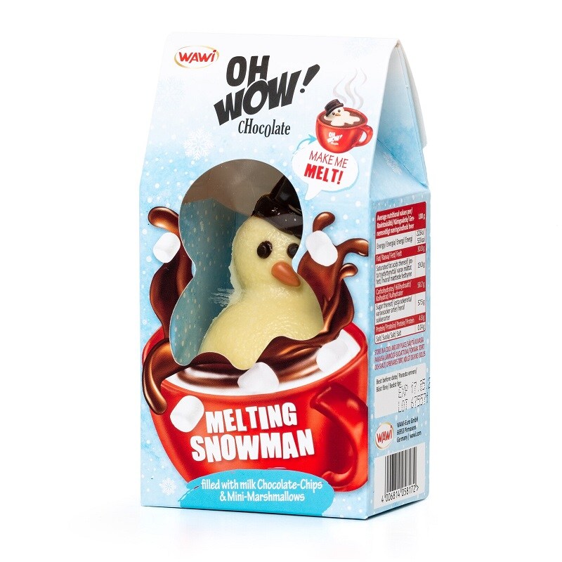 Snømann til varm kakao 75 gram
