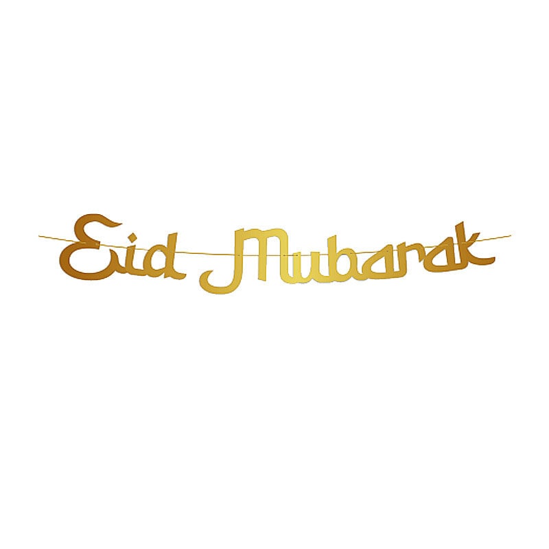 Eid Mubarak - Girlander Gullfoliert 2 meter