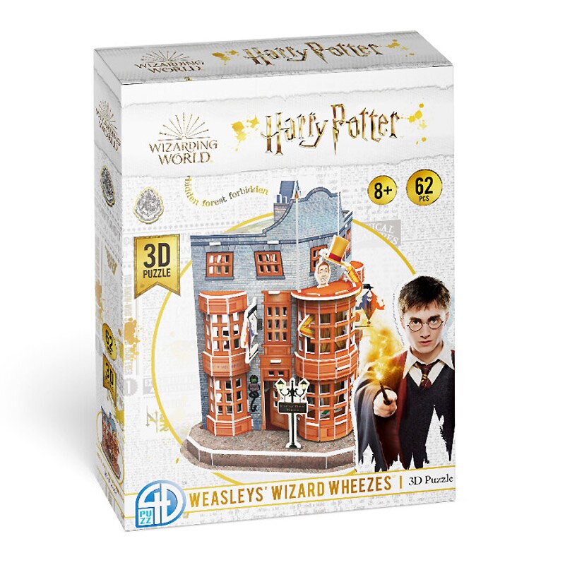 Harry Potter 3D-puslespill - Weasleys trollmann 62 brikker