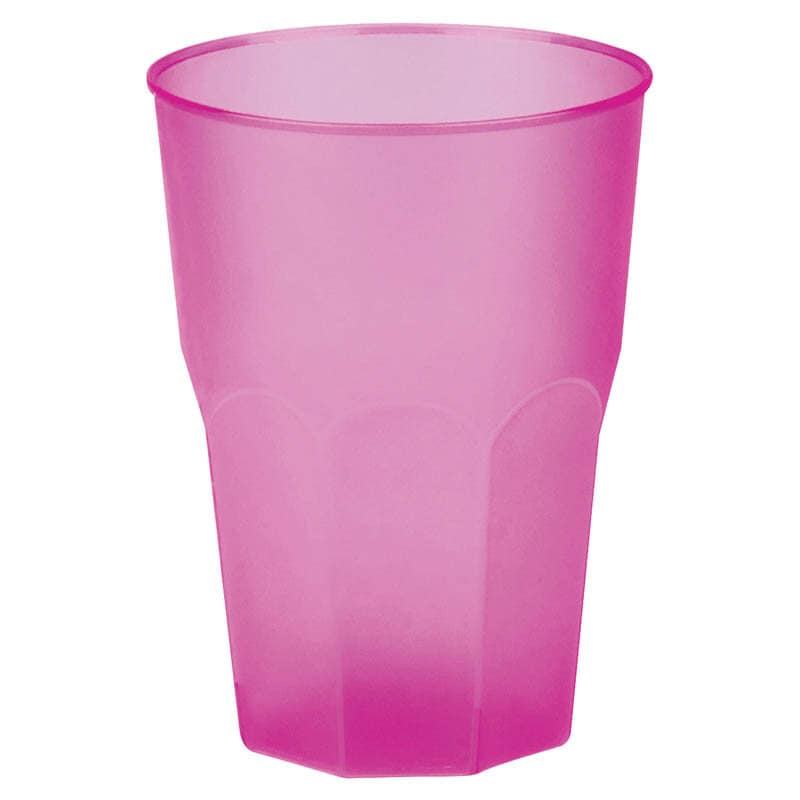 Plastglass Rosa 42 cl 6 stk.