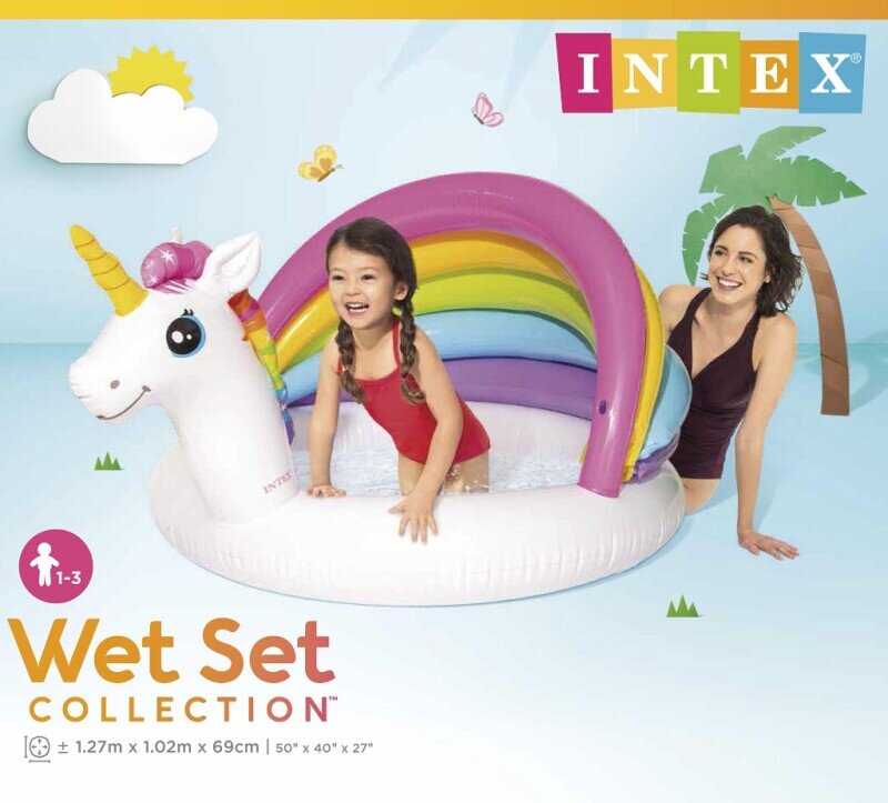 Intex Barnebasseng Unicorn 127 cm