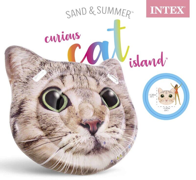 Intex Bademadrass Curious Cat Island 147 cm