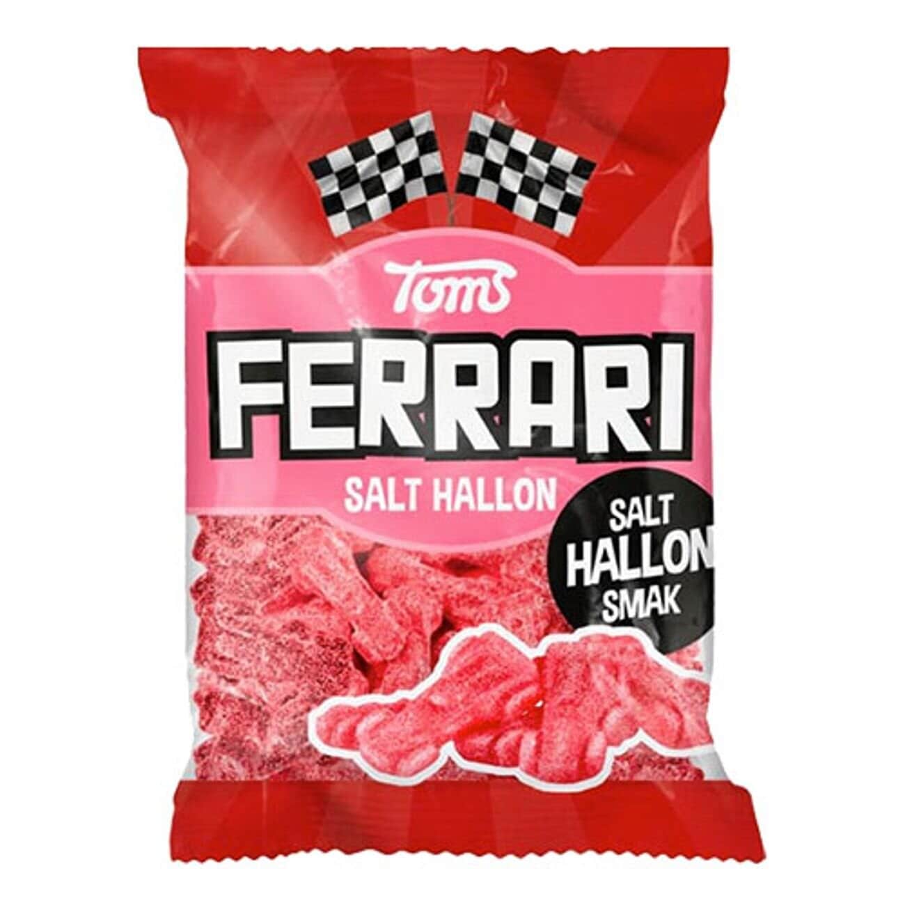 Ferrari Salt Bringebær Godteripose 120 gram