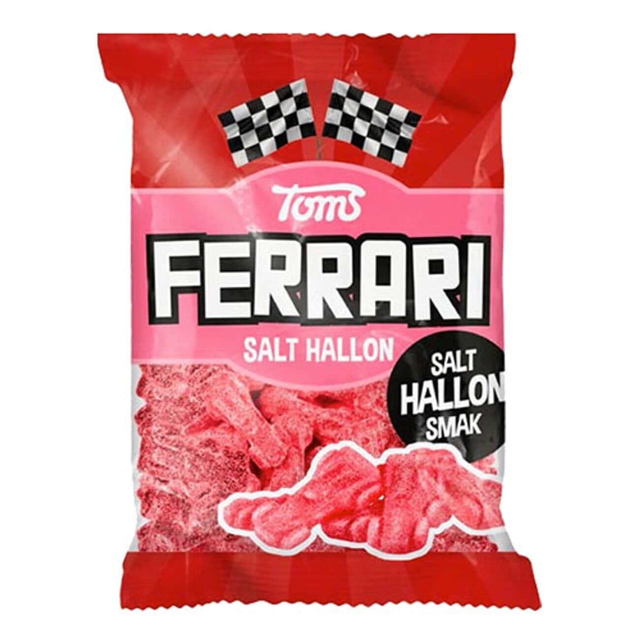 Ferrari Salt Bringebær Godteripose 120 gram