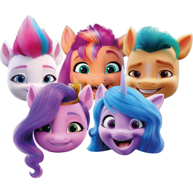My Little Pony - Ansiktsmasker 6 stk.