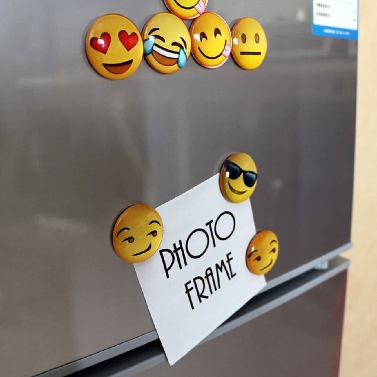 Emoji Kjøleskapsmagneter 5 stk.