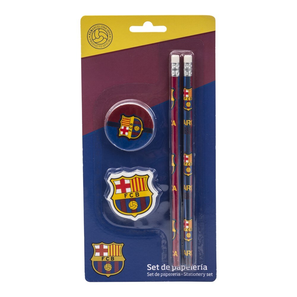 Pennesett med viskelær, Barcelona 4-stk