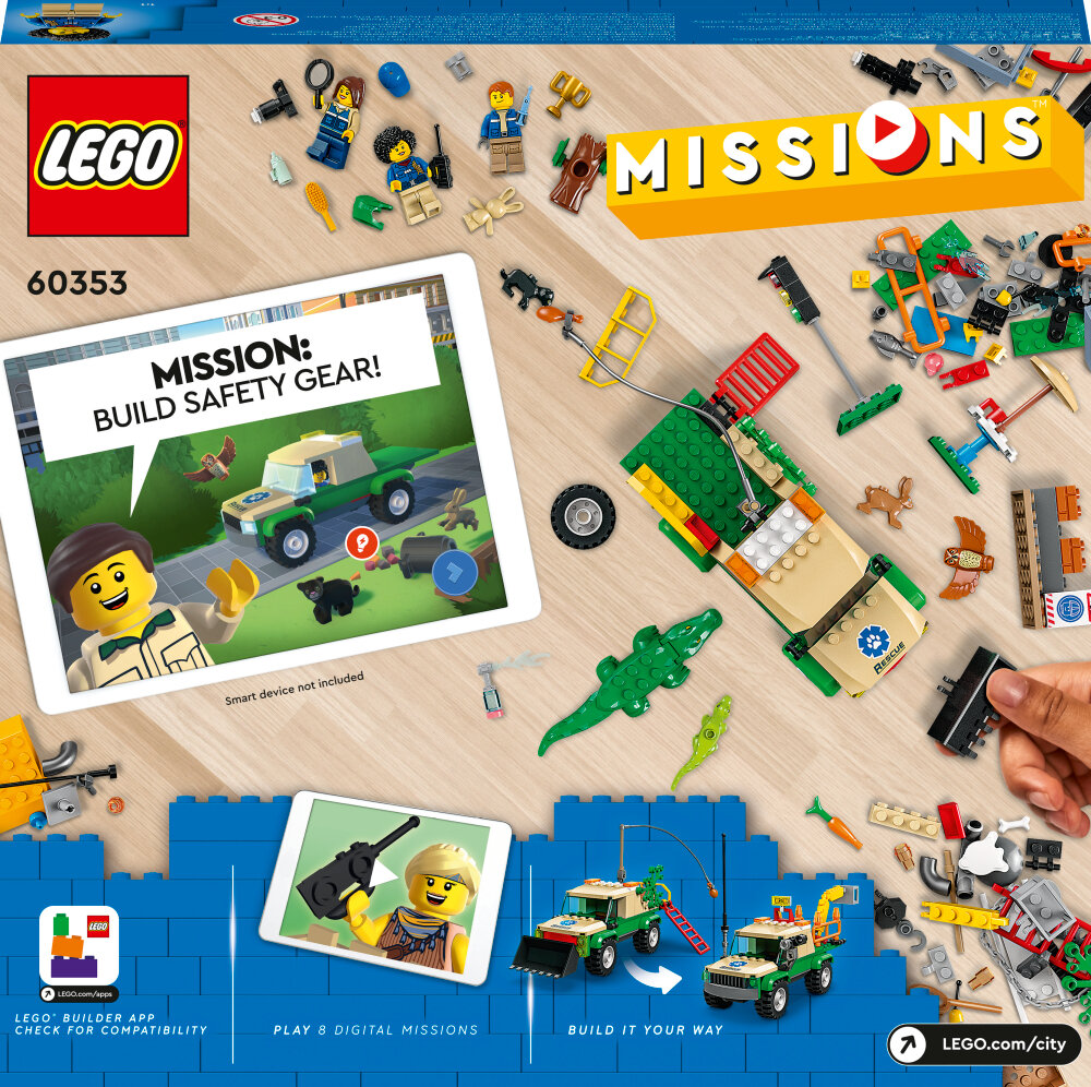 LEGO City - Redning av ville dyr i naturen 6+