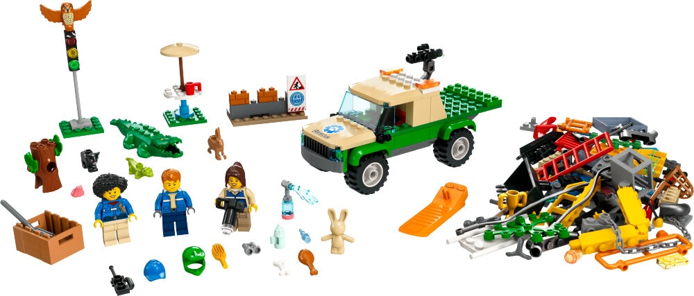 LEGO City - Redning av ville dyr i naturen 6+