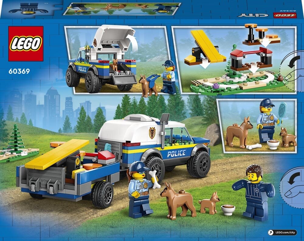 LEGO City - Mobilt treningssett for politihunder 6+