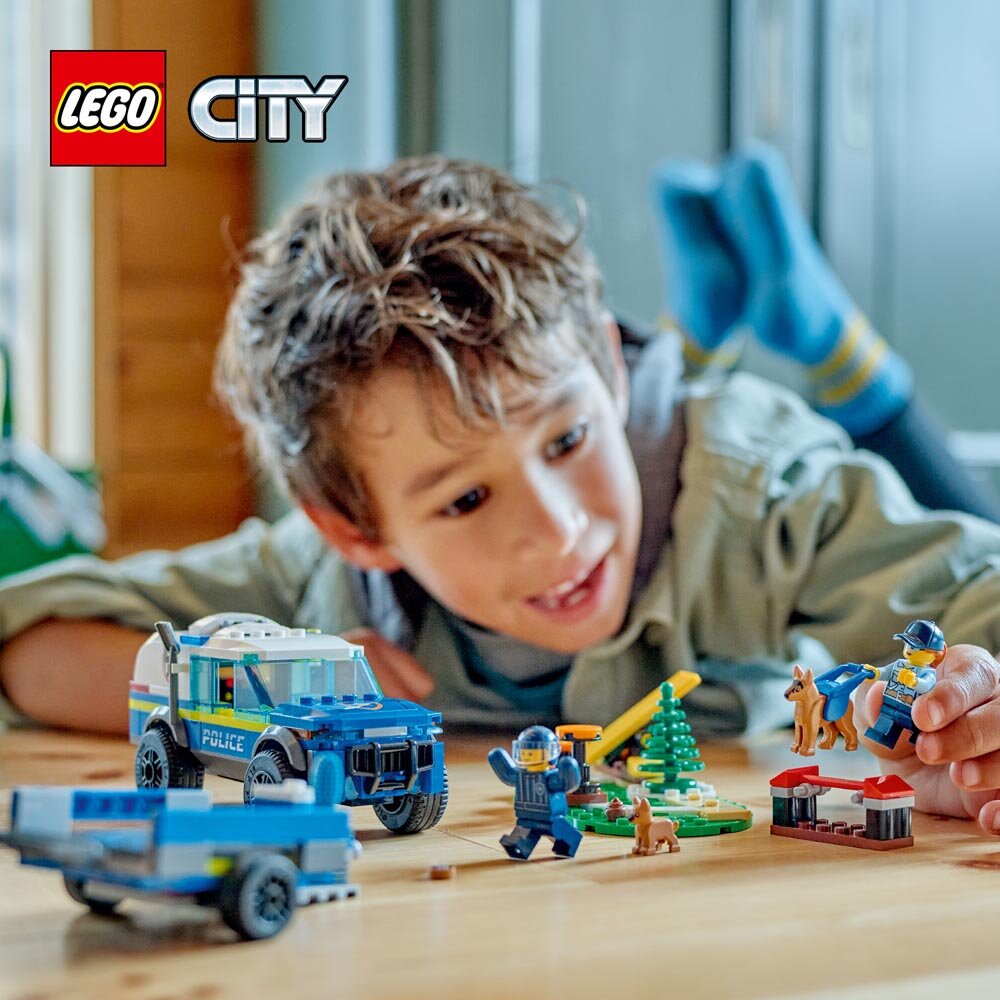 LEGO City - Mobilt treningssett for politihunder 6+