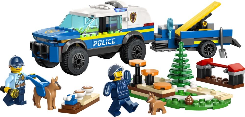 LEGO City - Mobilt treningssett for politihunder 6+