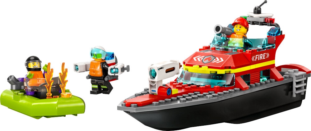 LEGO City - Brannvesenets redningsbåt 5+