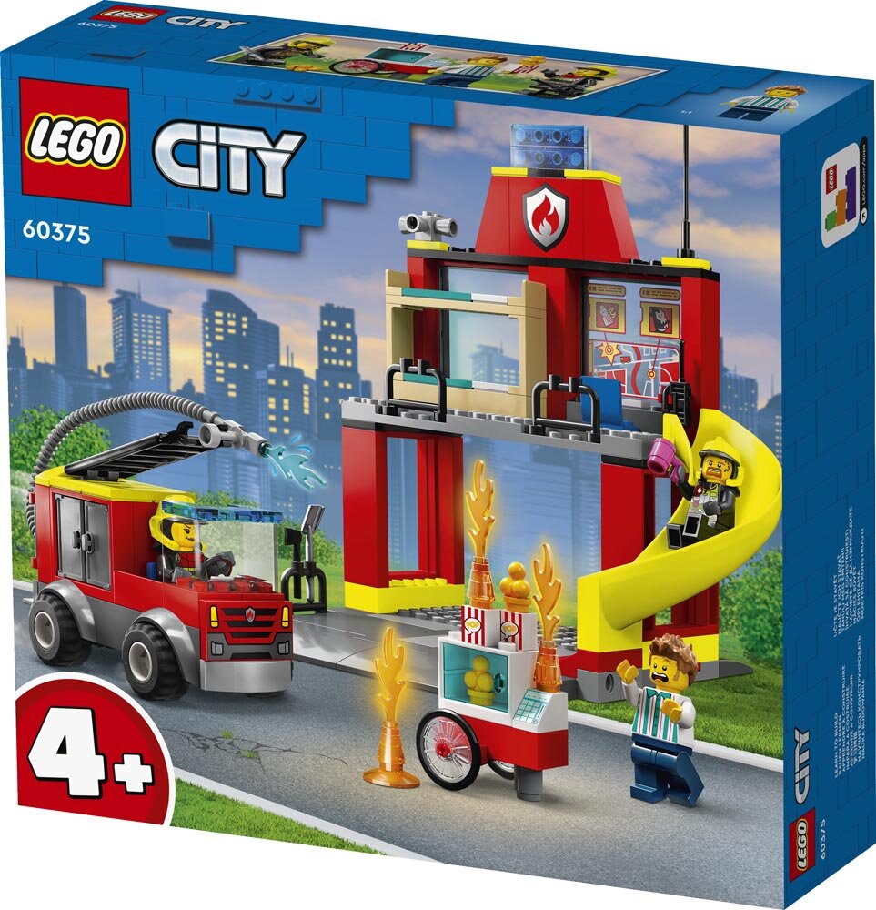 LEGO City - Brannstasjon og brannbil 4+