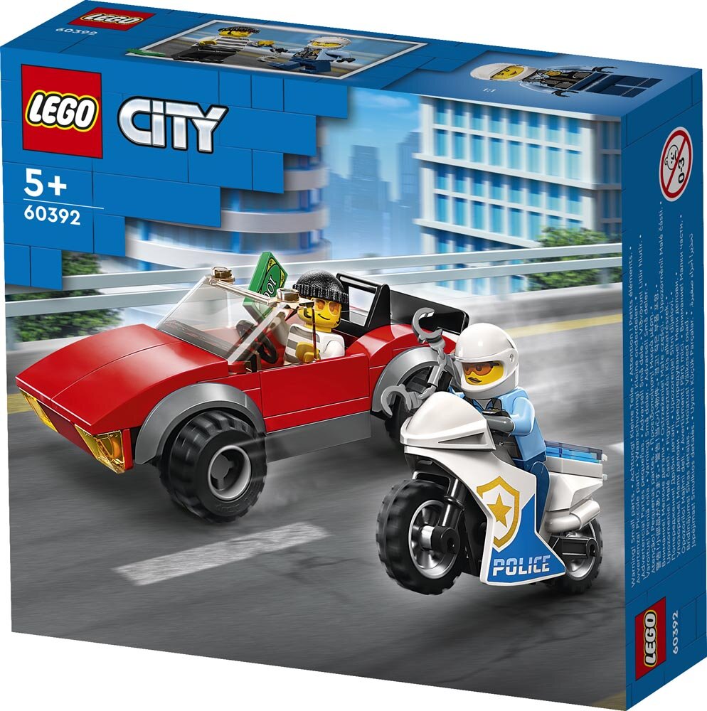 LEGO City - Politimotorsykkel på biljakt 5+