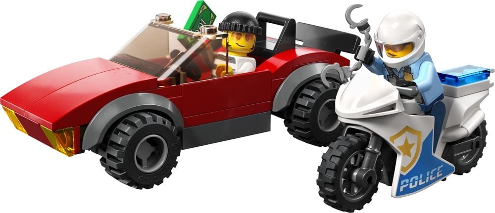 LEGO City - Politimotorsykkel på biljakt 5+