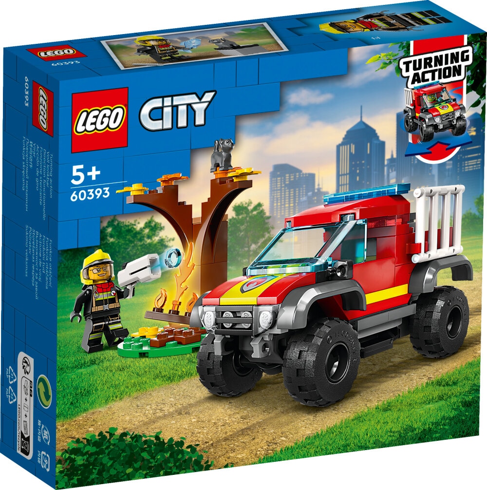 LEGO City - Brannvesenets firehjulstrekker 5+