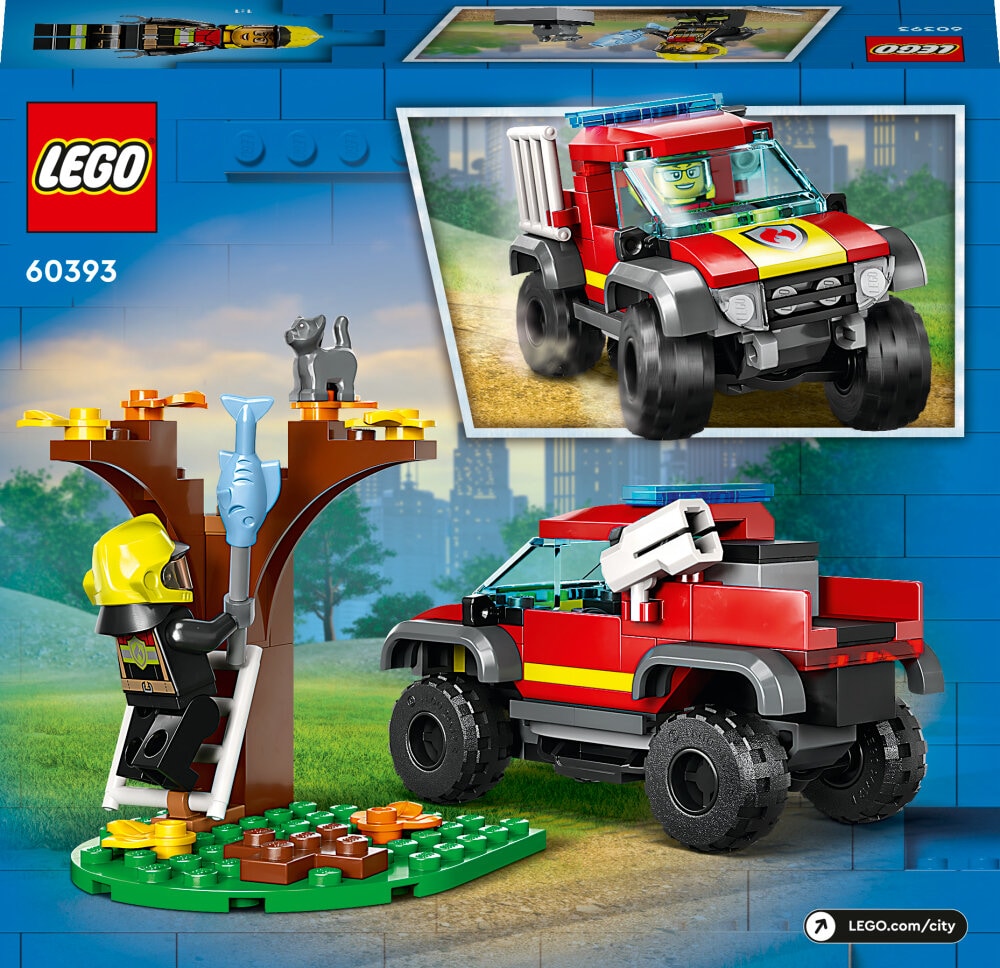 LEGO City - Brannvesenets firehjulstrekker 5+