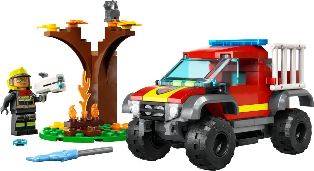 LEGO City - Brannvesenets firehjulstrekker 5+