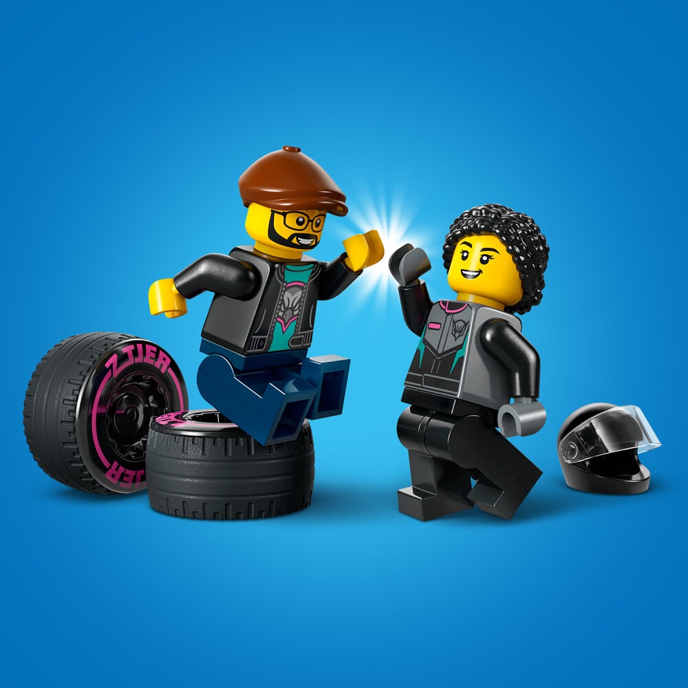 LEGO City - Racerbil og transporttrailer 6+