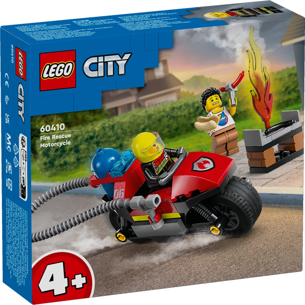 LEGO City - Brannmotorsykkel 4+