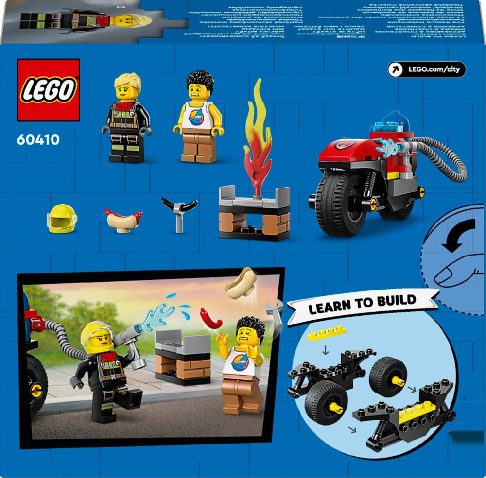 LEGO City - Brannmotorsykkel 4+