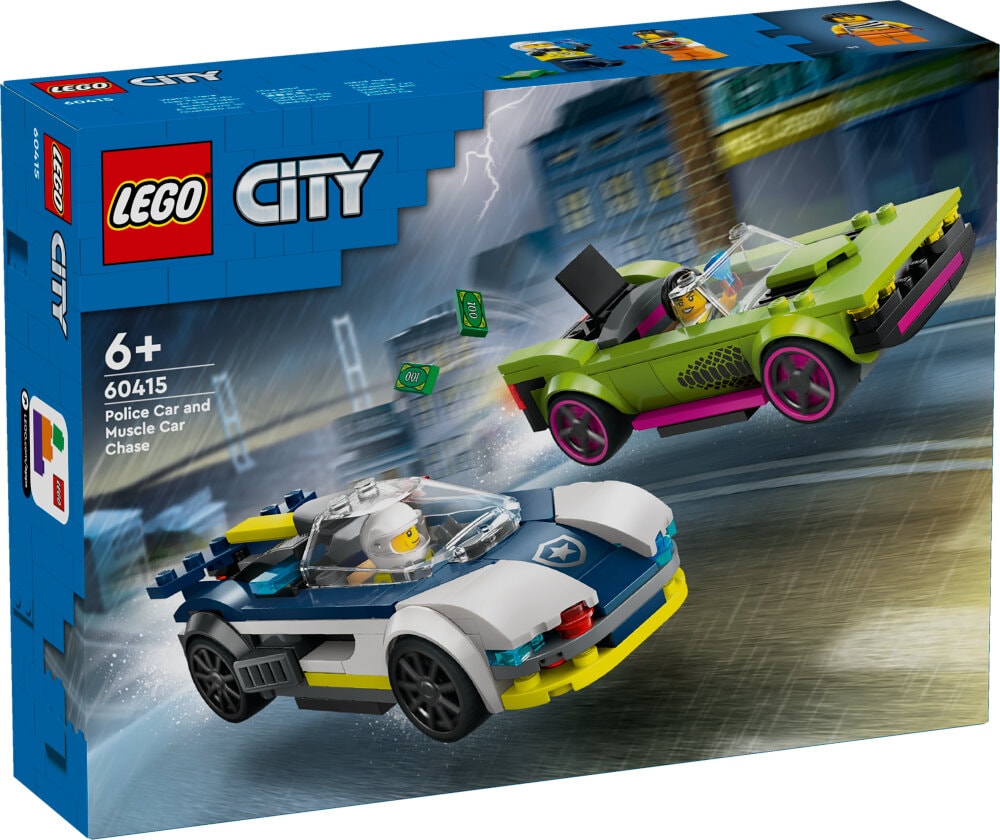 LEGO City - Politibil på muskelbil-jakt 6+