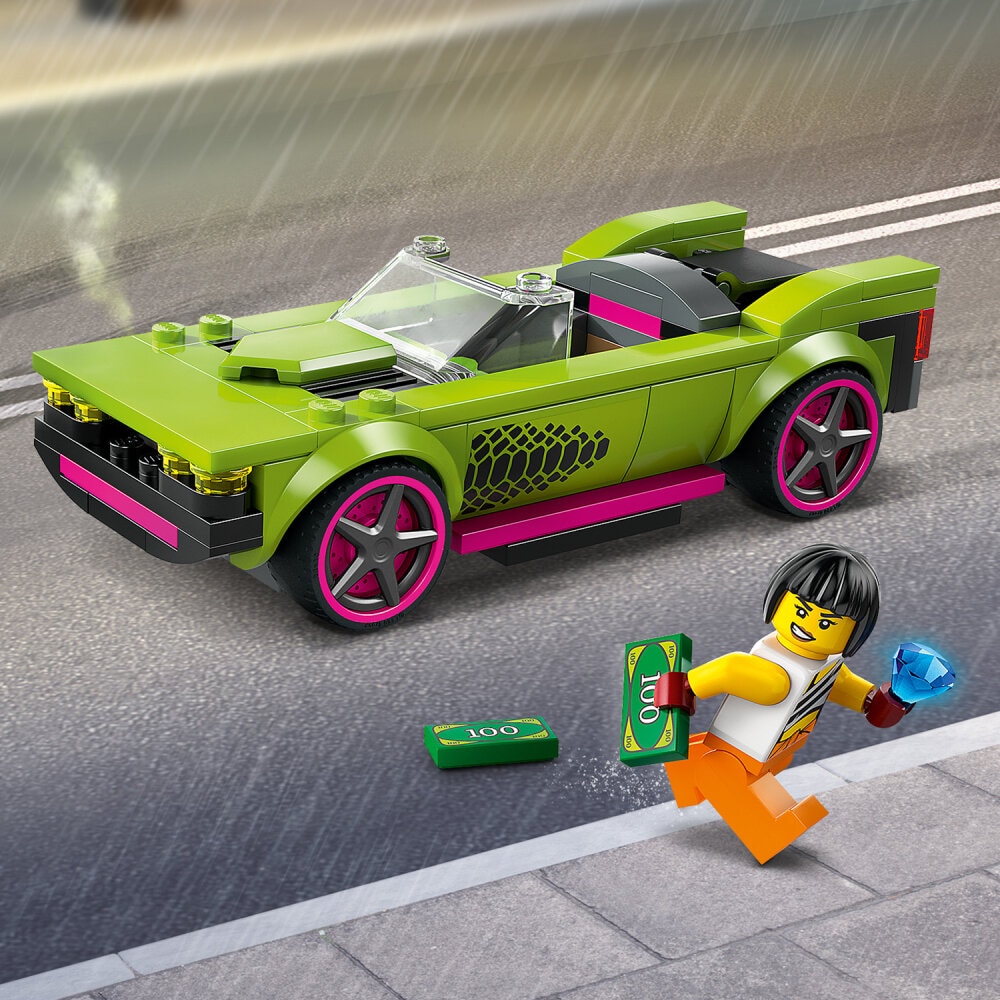 LEGO City - Politibil på muskelbil-jakt 6+