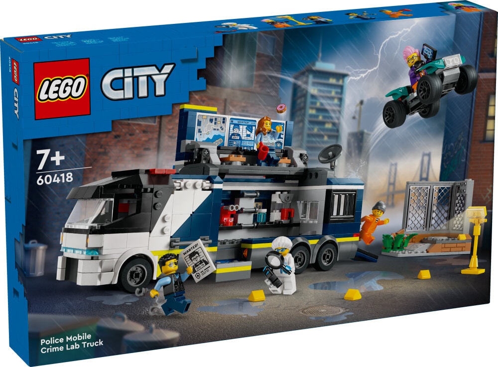 LEGO City - Politiets mobile etterforskningslab 7+