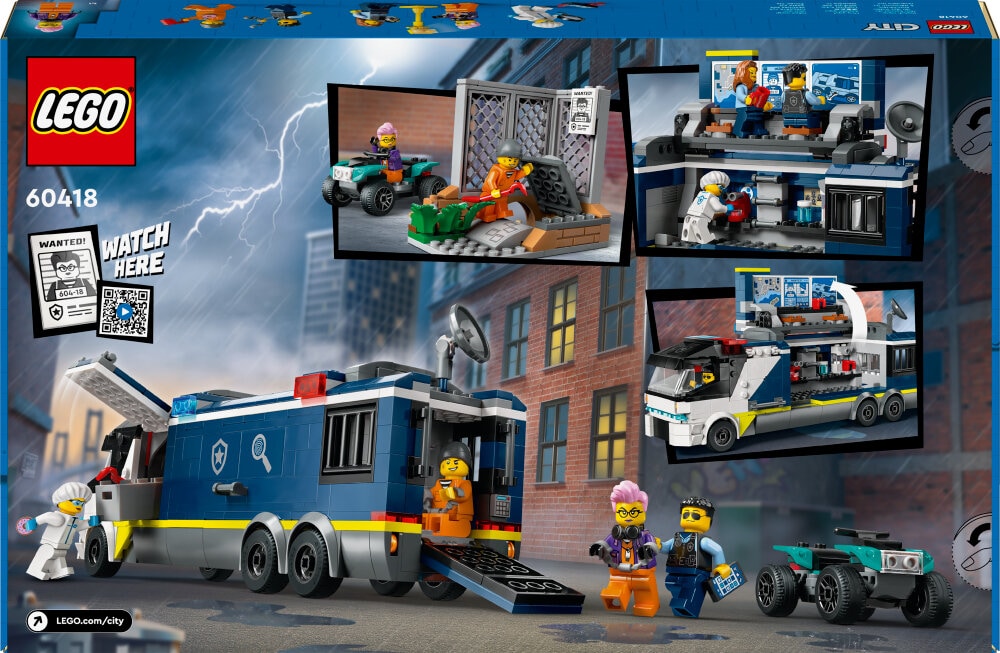 LEGO City - Politiets mobile etterforskningslab 7+