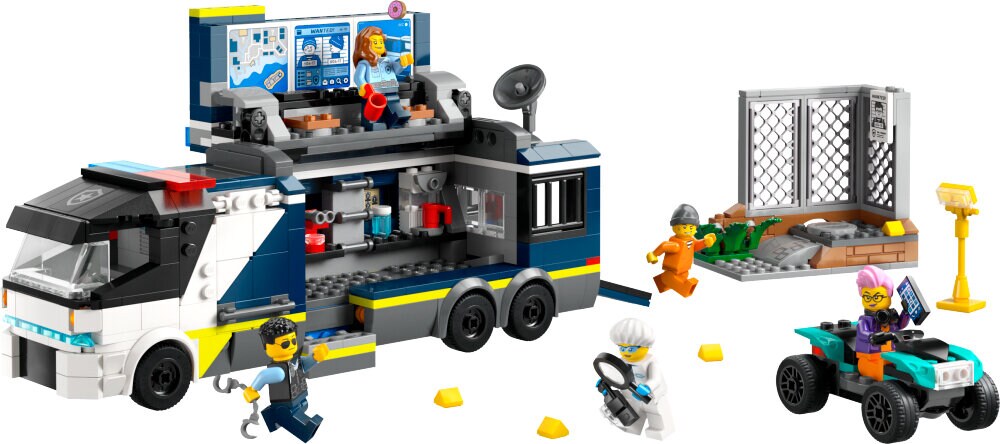 LEGO City - Politiets mobile etterforskningslab 7+