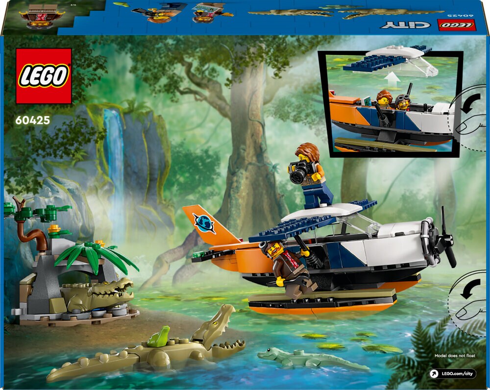 LEGO City - Jungelutforsker med sjøfly 6+