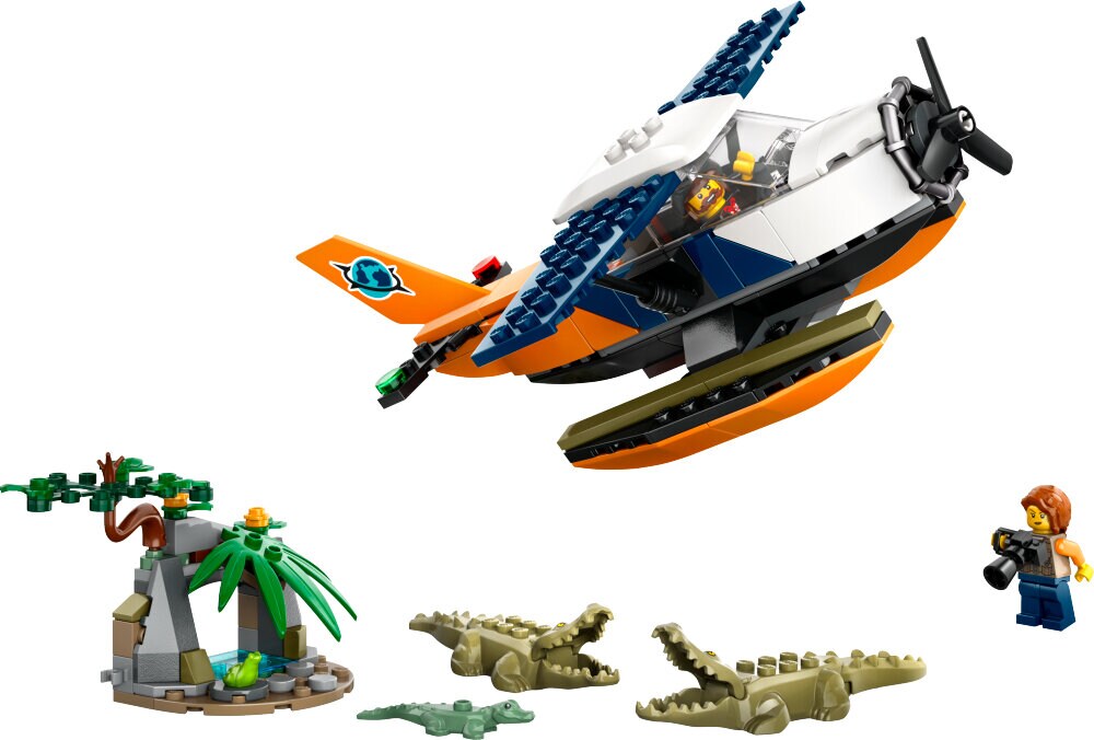 LEGO City - Jungelutforsker med sjøfly 6+