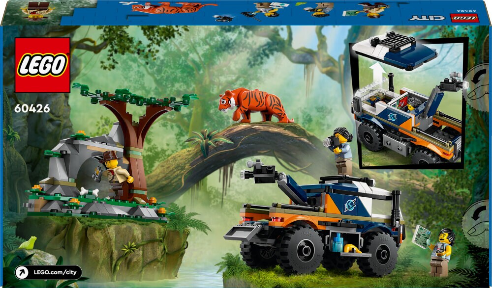 LEGO City - Jungelutforsker med terrengkjøretøy 6+