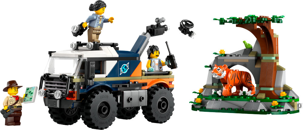 LEGO City - Jungelutforsker med terrengkjøretøy 6+