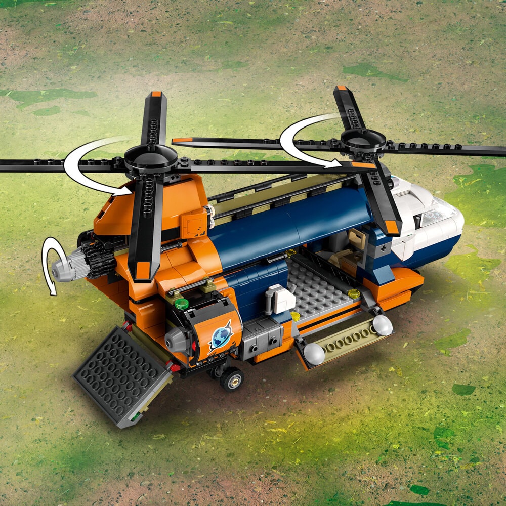 LEGO City - Jungelutforskerens helikopter-baseleir 8+