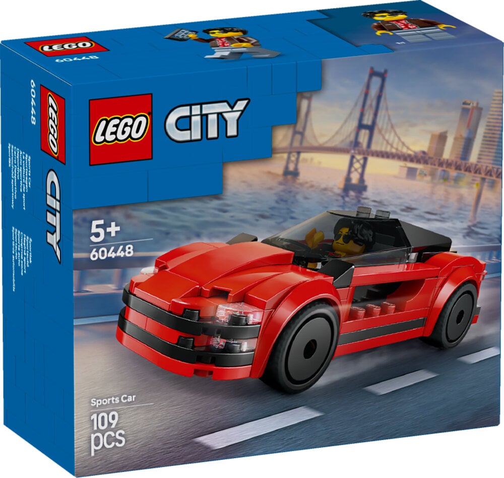 LEGO City - Rød sportsbil 5+