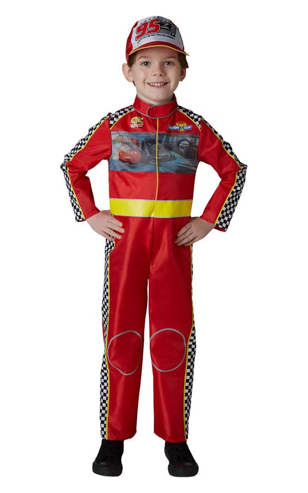 Disney Cars, Racing McQueen Kostyme Deluxe 3-6 år