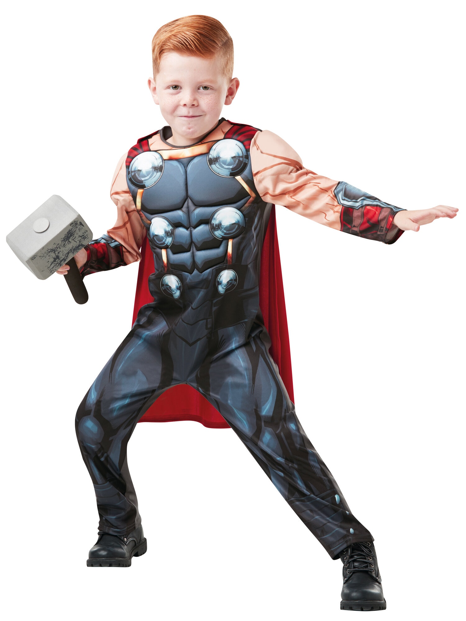 Thor Kostyme Deluxe Barn 7-8 år (122-128 cm)