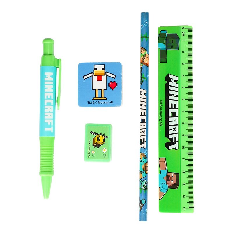 Minecraft - Skolesett 5 stk.