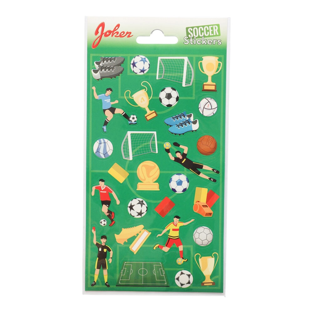 Klistremerker med fotballtema 27 stk.