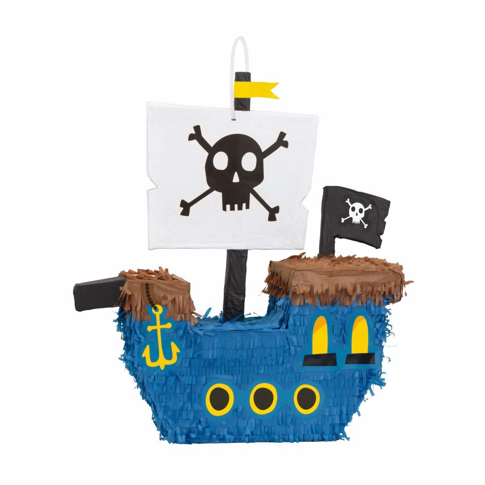 Piñata Piratskip Blå