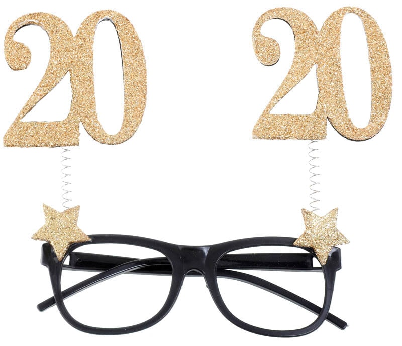 Partybriller Gullglitrende 20 år