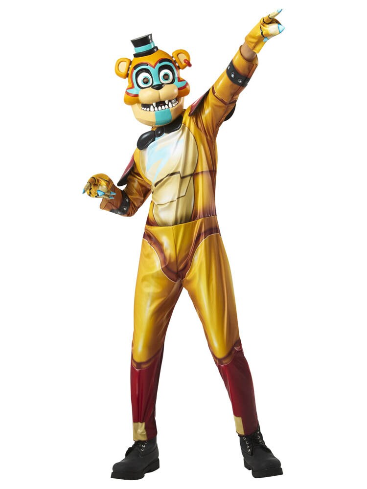 Glamrock Freddy Kostyme Barn 10-12 år (140-148 cm)