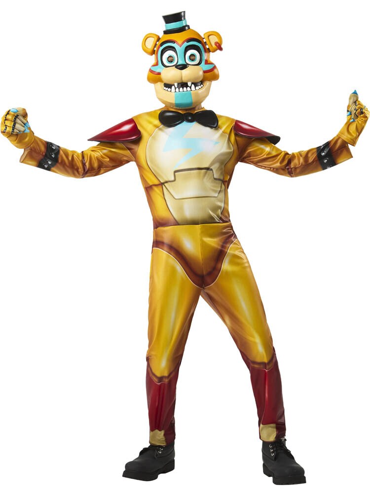 Glamrock Freddy Kostyme Barn 10-12 år (140-148 cm)