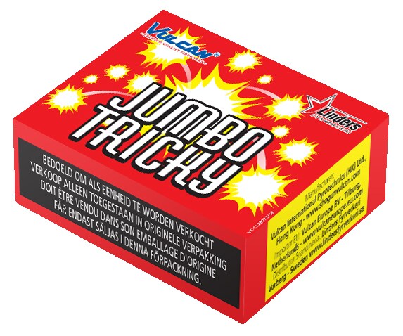 Jumbo Tricky-knallperler 20-pakning
