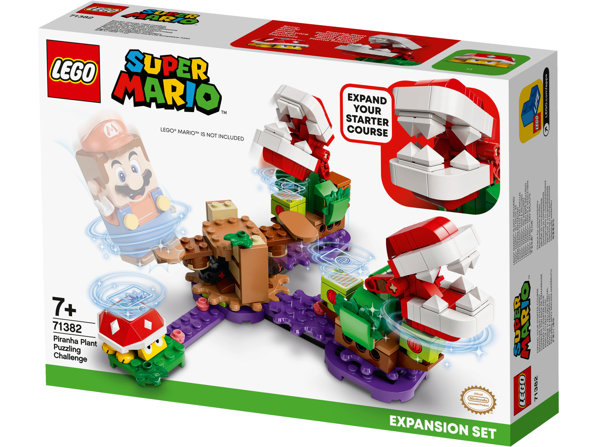 LEGO Super Mario, Ekstrabanesett Vrien utfordring med Piranha Plant 7+